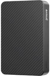 Зовнішній портативний акумулятор Proove Carbon Slim 10000mAh Black 22.5W