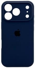Чохол-накладка Infinity Silicone Full Case AA Camera Protect for Apple iPhone 17 Pro Max Dark Blue