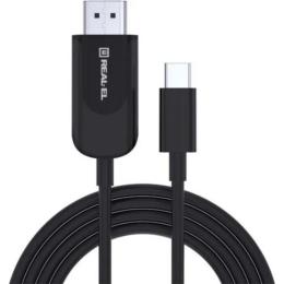Дата-кабель REAL-EL Premium USB (тато) - USB Type-C (тато) 1m Rainbow (EL123500050)