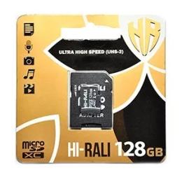 Карта памяті Hi-Rali HI-128GBSD10U3-01 128GB microSDXC З адаптером Class 10 UHS-I U3