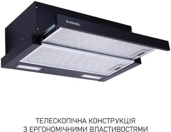 Витяжка Minola HTL 6615 BL 1000 LED