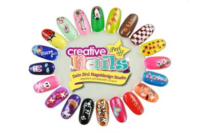 Набір лаків Malinos Creative Nails MA-303014+303016 (білий + блакитний)