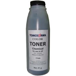 Принтерний тонер Tomoegawa HP CLJ CP1215/M252/277/451/475 Chemical 45г Cyan (THP1215C45)