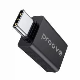 Перехідник Proove OTG Extension USB (мама) to Type-C (тато) Black