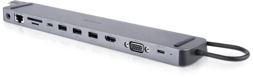 USB-хаб REAL-EL CQ-1000 11 в 1 (EL123110005)