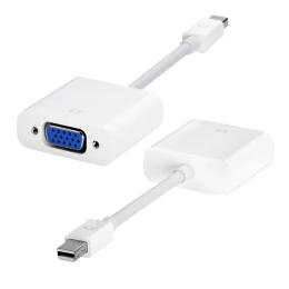 Перехідник Voltronic mini DisplayPort (тато) - VGA (мама) White