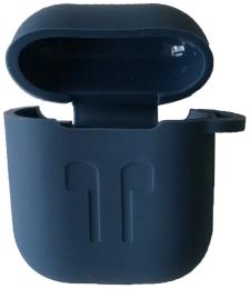 Чохол для навушників Infinity для AirPods/Hoco EW74 Silicone LOGO 2в1 Midnight Blue