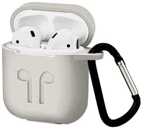 Чохол для навушників Infinity для AirPods/Hoco EW74 Silicone LOGO 2в1 White