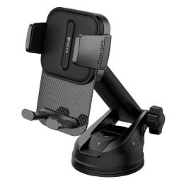 Тримач в авто Proove Carbon Clamp Suction Type Car Mount Black