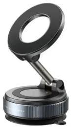 Тримач в авто XO C169 + Vacuum suction cup locking magnetic suction bracket (with magnet ring) Black