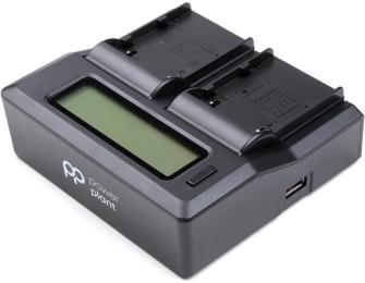 Зарядний пристрій до фотоапарата PowerPlant Canon BP-A30 (CH980291) для двох акумуляторів