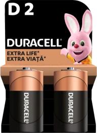Батарейка Duracell Basic D 1.5V LR20 2 шт (5000394076730)