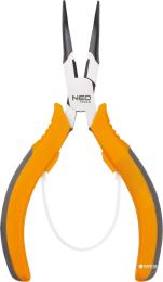 Плоскогубці Neo Tools 01-103 подовжені вигнуті, прецизійні 140 мм