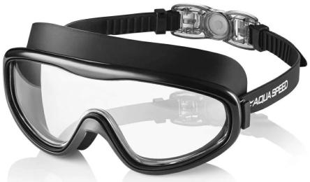 Окуляри для плавання Aqua Speed TIVANO Black Gray 9244 Уні OSFM (235-07)