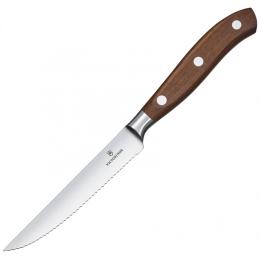 Кухонний ніж Victorinox Grand Maitre Steak 12см Serrated Wood (7.7200.12WG)