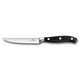 Кухонний ніж Victorinox Grand Maitre TomatoSteak 12 см Serrated Black (7.7203.12WG)