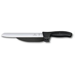 Кухонний ніж Victorinox SwissClassic DUX 21 см Serrated Black (6.8663.21)