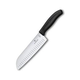 Кухонний ніж Victorinox SwissClassic Santoku 17 см Black (6.8523.17B)