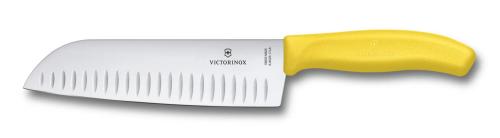 Кухонний ніж Victorinox SwissClassic сантоку 17 см Yellow (6.8526.17L8B)