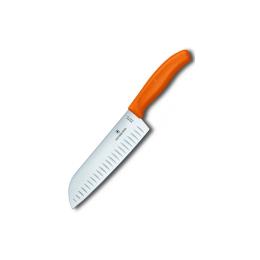 Кухонний ніж Victorinox SwissClassic сантоку 17 см Orange (6.8526.17L9B)