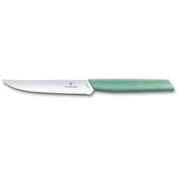 Кухонний ніж Victorinox Swiss Modern SteakPizza 12см Mint (6.9006.12W41)