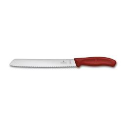 Кухонний ніж Victorinox SwissClassic Bread 21 см Serrated Red (6.8631.21B)