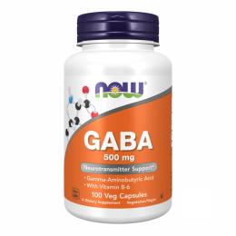 Now Foods GABA 500mg - 100vcaps (100-14-1805899-20)