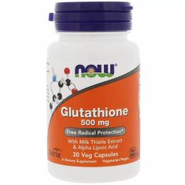 Now Foods Glutathione 500mg - 30 vcaps (2022-09-1180)