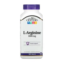 21st Century L-Arginine 1000 mg - 100 tabs (2023-10-7068)