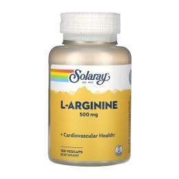 L-Arginine Free Form 500mg - 100 vcaps (2023-10-6971)