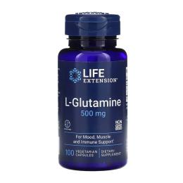 Life Extension L-Glutamine 500 mg - 100 vcaps (2023-10-5140)
