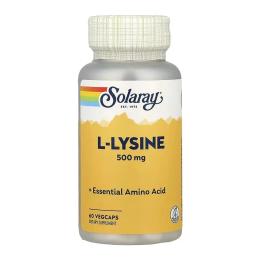 Solaray L-Lysine 500mg - 60 vcaps (2023-10-6753)