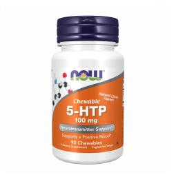 Now Foods 5-HTP 100mg Chewable Lozenges - 90 tabs (2022-10-2547)