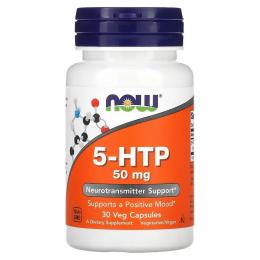 Now Foods 5-HTP 50mg - 30 vcaps (100-97-5965452-20)