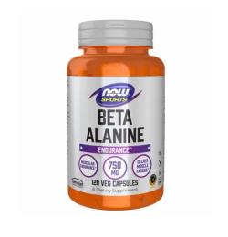 Now Foods Beta Alanine 750mg - 120 vcaps (2022-10-2927)