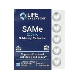Life Extension SAMe 200mg - 30 enteric-coated vegetarian tabs (2023-10-5458)