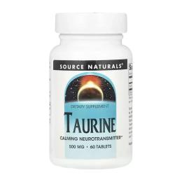Source Naturals Taurine 500 mg - 60 tabs (2023-10-6145)