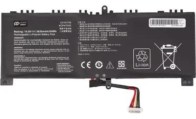 Акумулятор до ноутбука PowerPlant ASUS ROG Strix SCAR Edition GL503VS C41N1709 14.8V 3620mAh (NB432370)