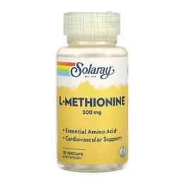 Solaray L-Methionine 500mg - 30 vcaps (2023-10-6754)