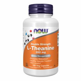 Now Foods L-Theanine 200mg - 120 vcaps (2022-10-2551)