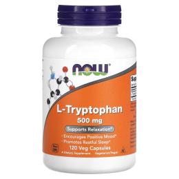 Триптофан Now Foods L-Tryptophan 500mg - 120 vcaps (2022-10-0656)