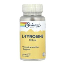 Solaray L-Tyrosine 500mg - 100 vcaps (2023-10-6756)