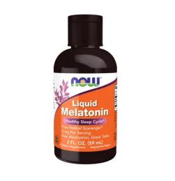 Now Foods Liquid Melatonin - 59 ml (100-55-5521466-20)