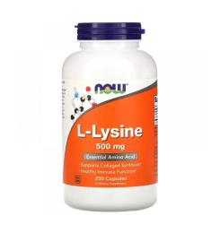 Now Foods Lysine 500mg - 250 vcaps (2022-10-2697)