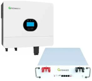 Сонячний інвертор Growatt SPF 6000 ES Plus (XMKS-SPF6000ES) + батарея для ДБЖ/інвертора Growatt Hope 5.0L-B1 SPF 6000 ES Plus + Hope 5.0L-B1