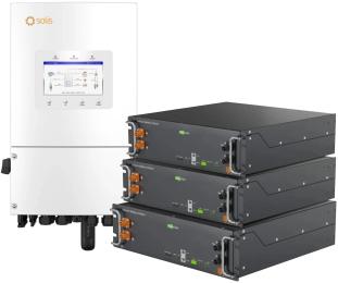 Сонячний інвертор Solis SV-1SL8K1-LES15.3K1 8kW 15.4kWh 3BAT LiFePO4 (SV-1SL8K1-LES15.3K1)