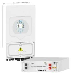 Сонячний інвертор Deye SUN-5K-SG05LP1-EU-AM2-P + Deye SE-G5.1 Pro-B 5кВт