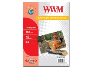 Фотопапір WWM A3 (G180.A3.20)