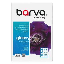 Фотопапір BARVA A5, 180 г/м2, 100 л, Everyday (IP-CE180-450)