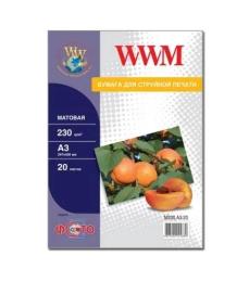 Фотопапір WWM A3 (M230.A3.20)